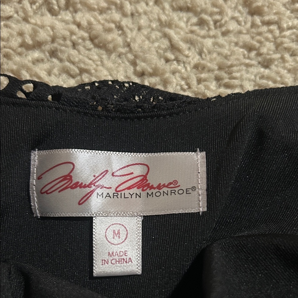 Marilyn Monroe Black Lace Garment